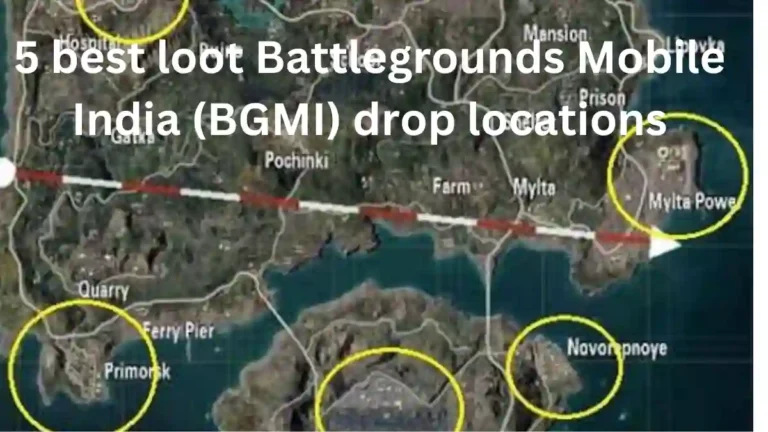 5 best loot Battlegrounds Mobile India (BGMI) drop locations